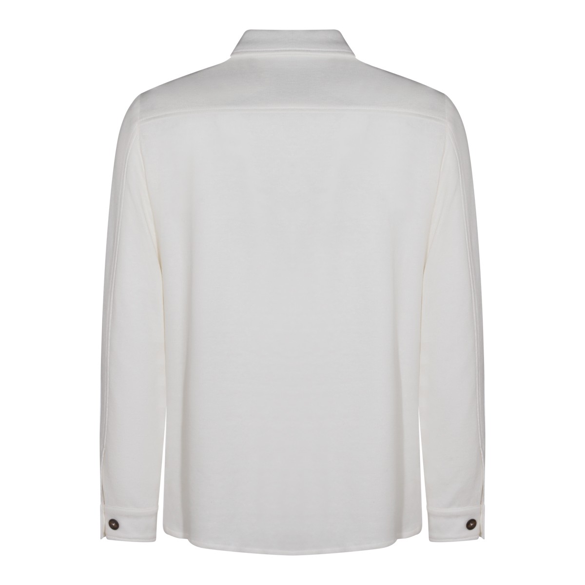 WHITE LINEN AND COTTON CASUAL JACKET