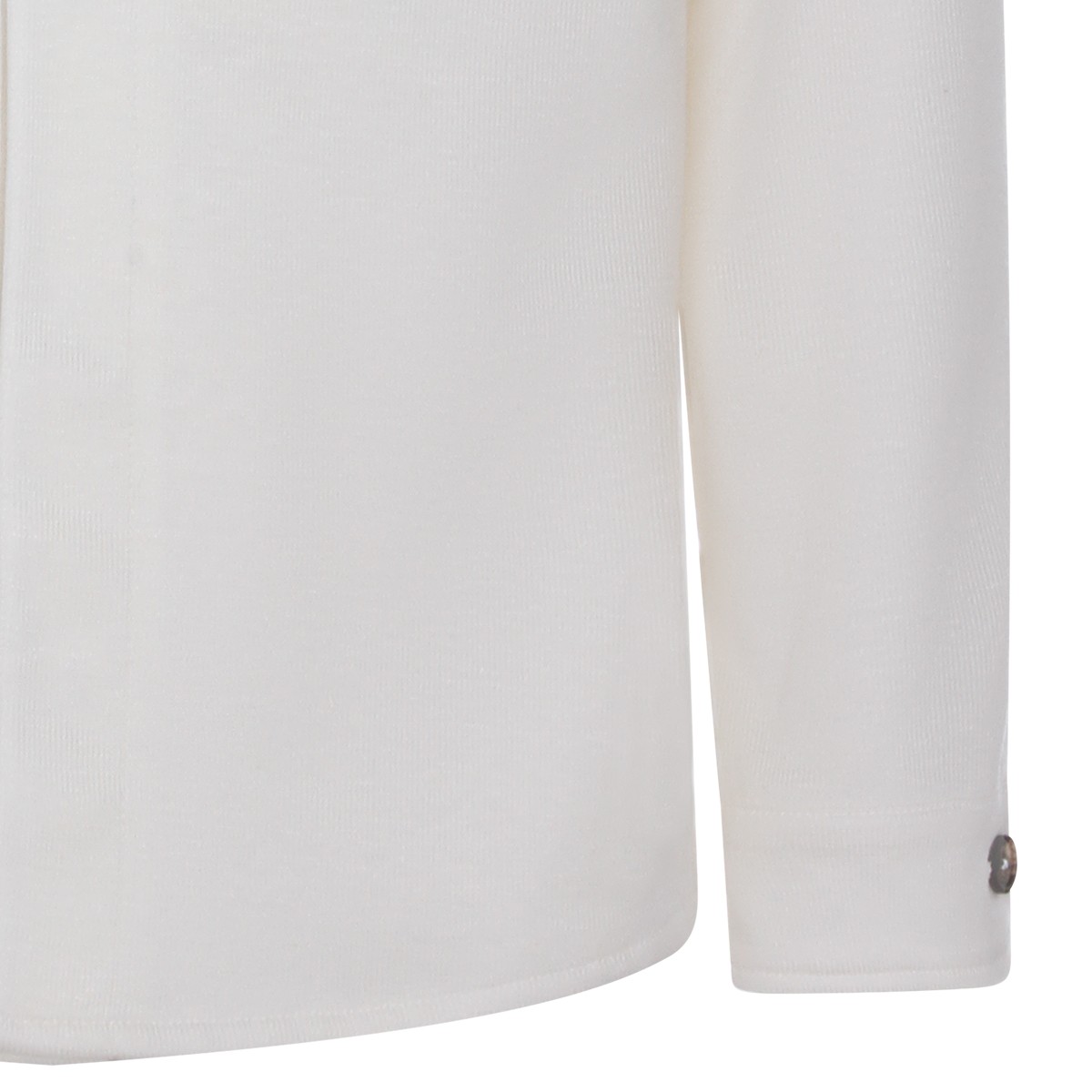 WHITE LINEN AND COTTON CASUAL JACKET