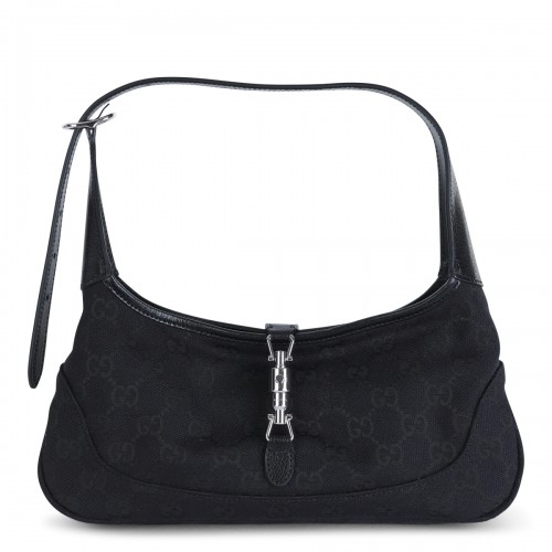 BLACK JACKIE HOBO SMALL SHOULDER BAG