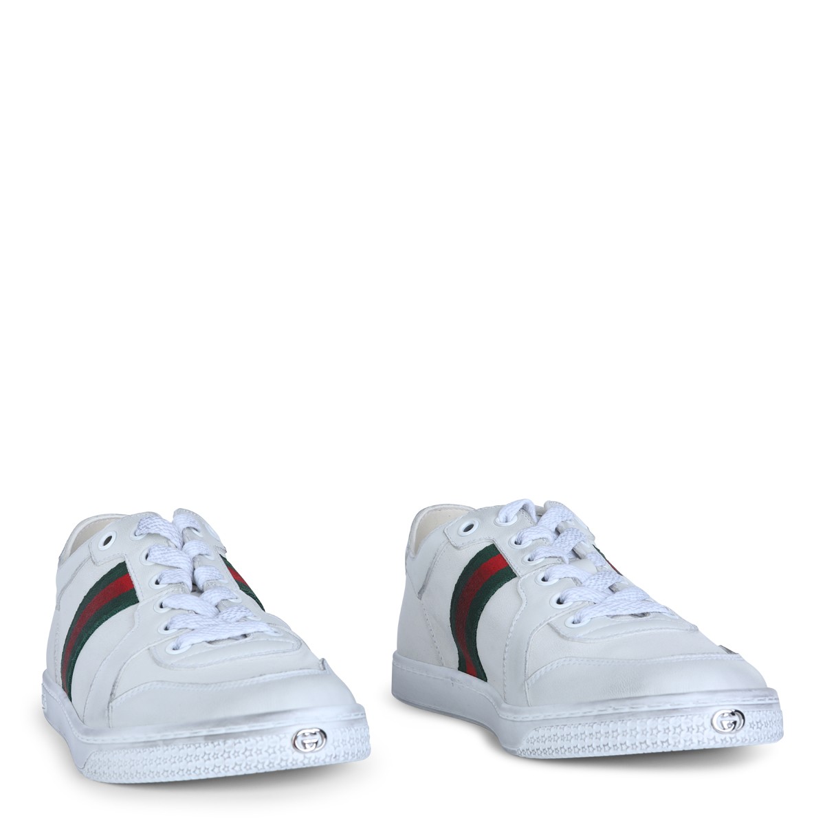 WHITE LEATHER SNEAKERS