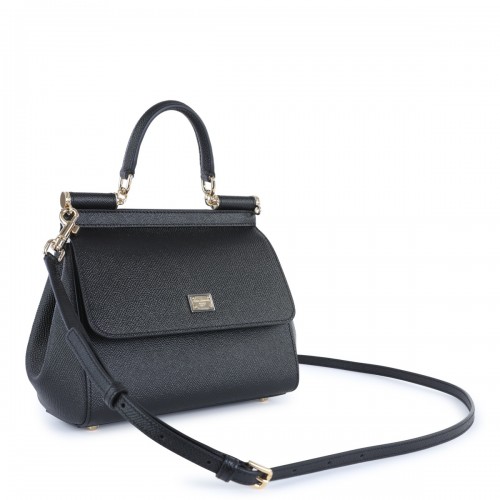BLACK LEATHER SICILY SMALL... 2