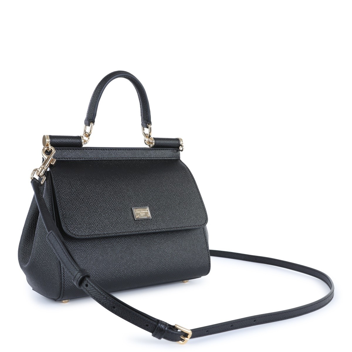 BLACK LEATHER SICILY SMALL... 2