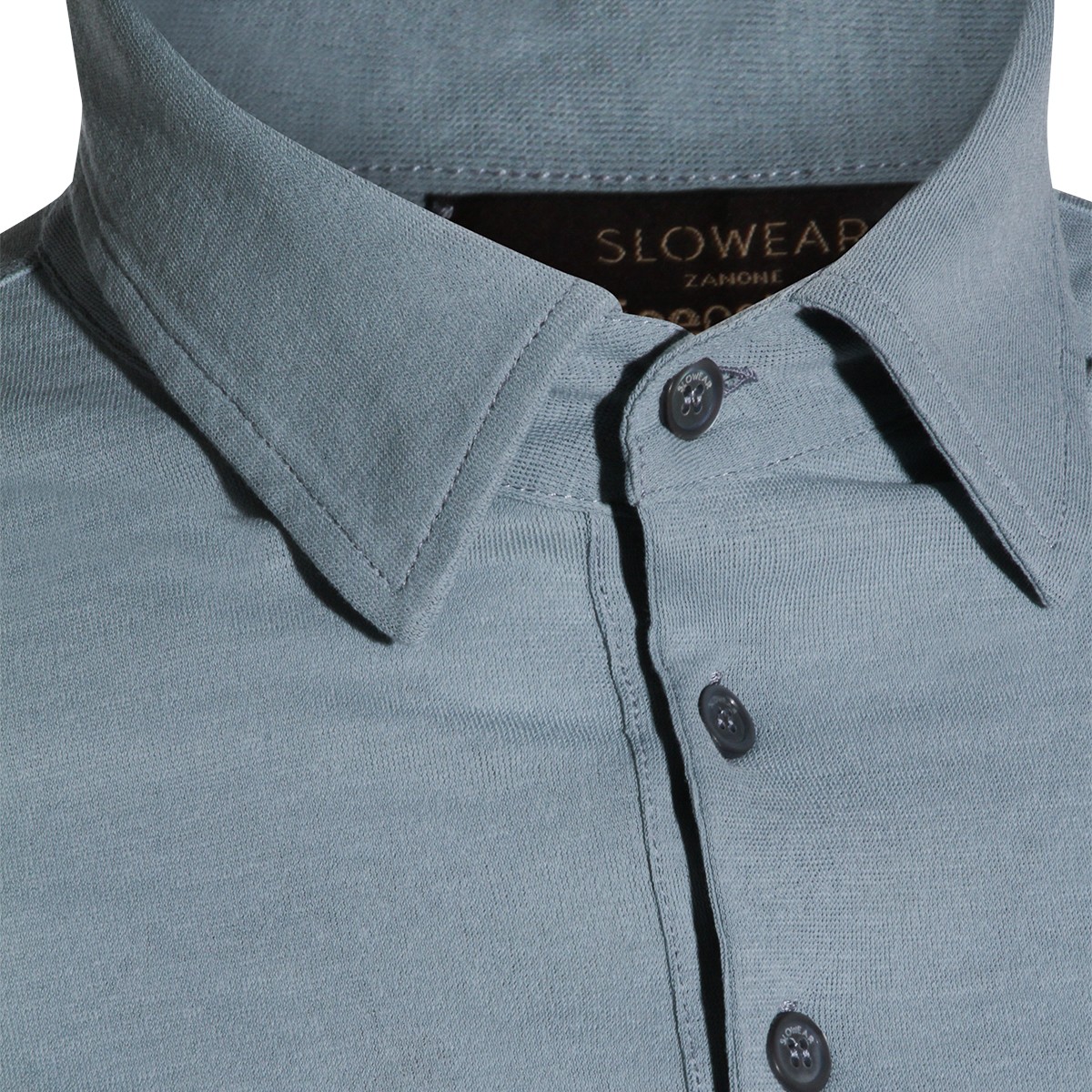 LIGHT BLUE COTTON POLO SHIRT