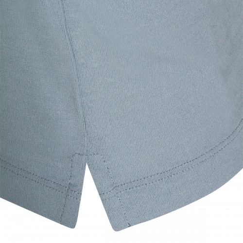LIGHT BLUE COTTON POLO SHIRT