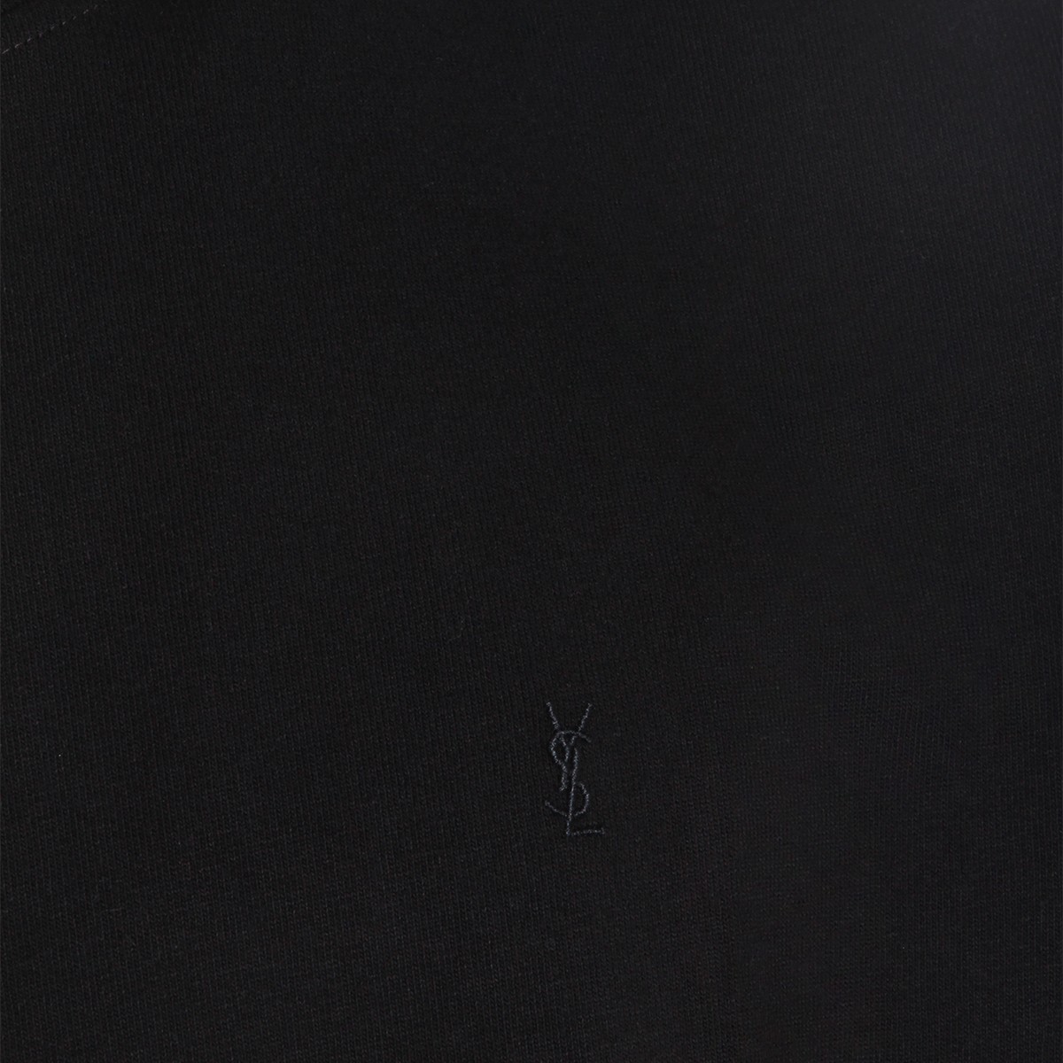 BLACK COTTON T-SHIRT