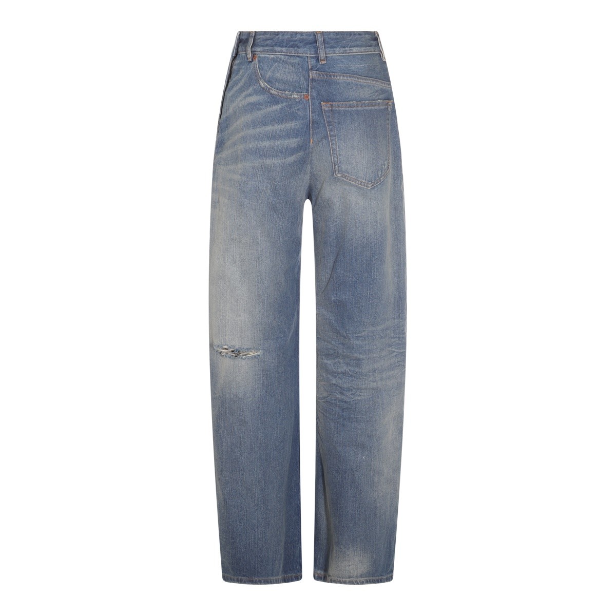 DENIM BLUE COTTON JEANS