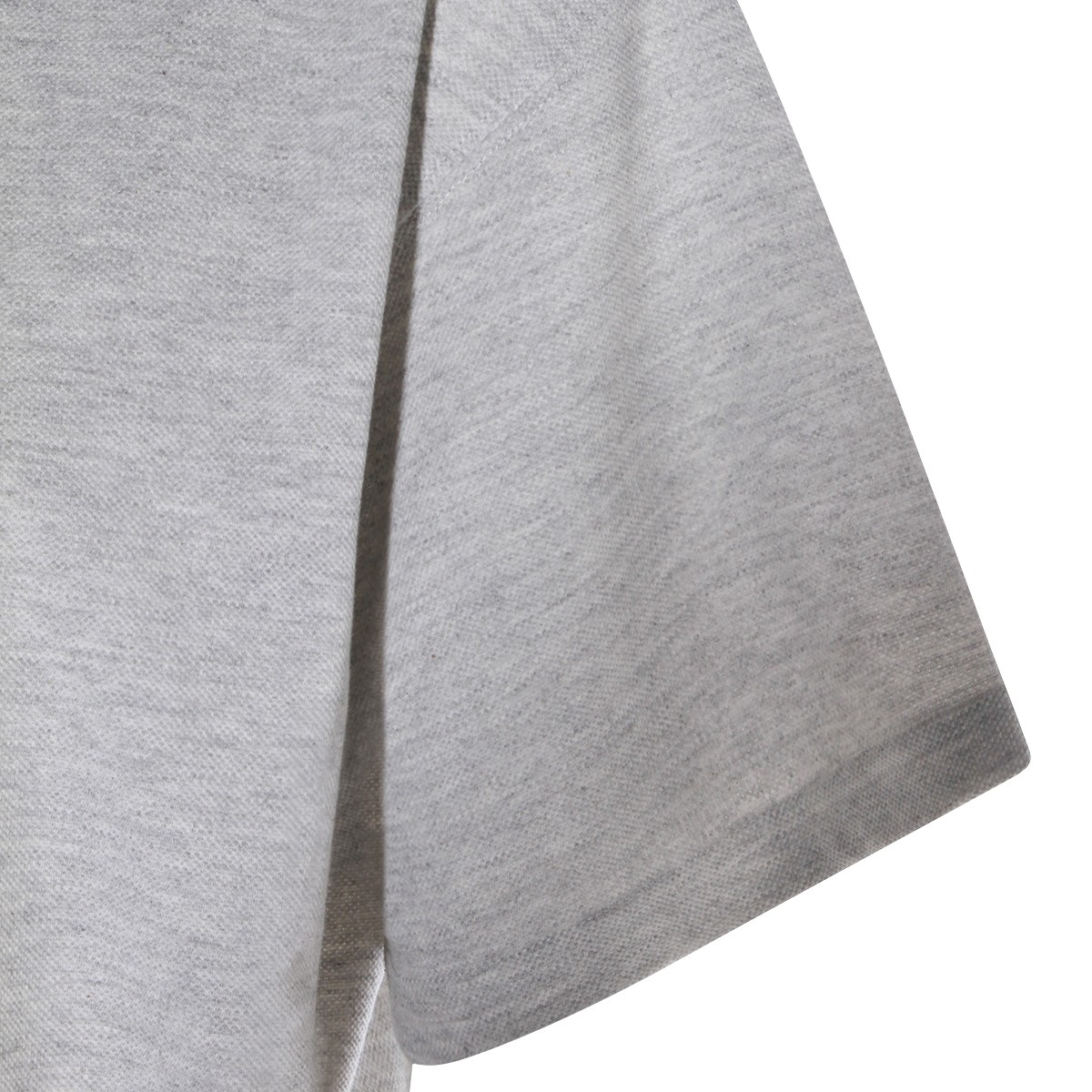 GREY COTTON POLO SHIRT