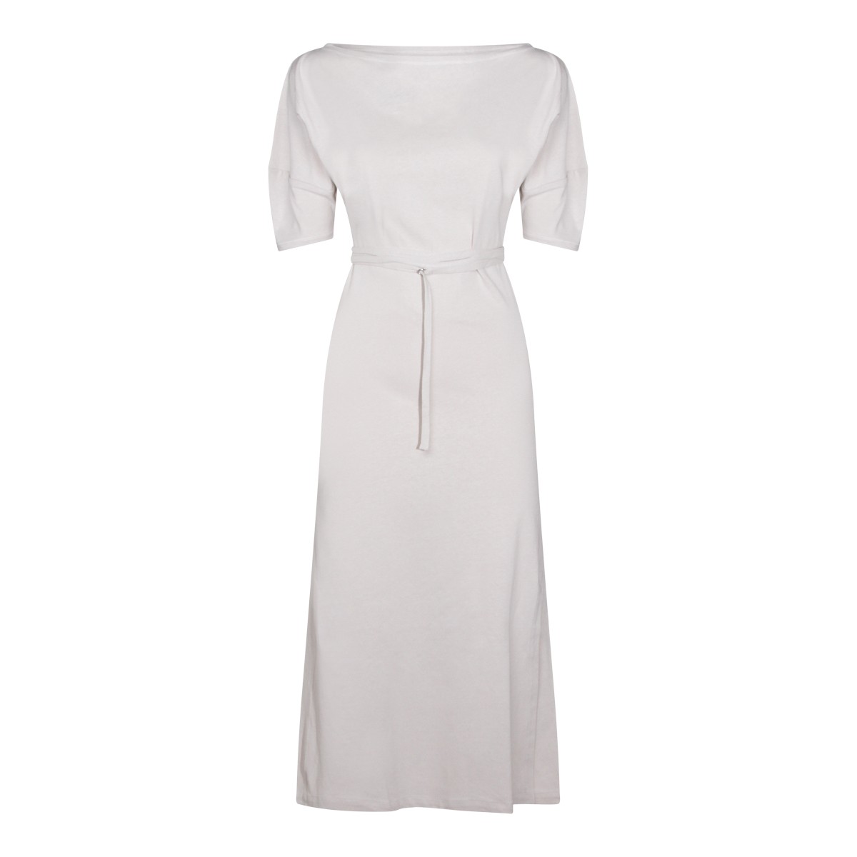 BEIGE COTTON MAXI DRESS