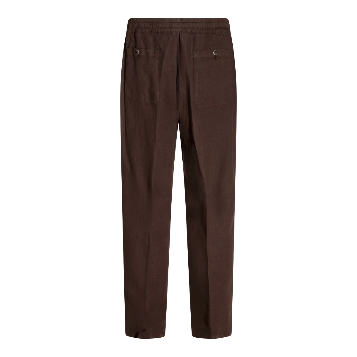 BROWN LINEN PANTS