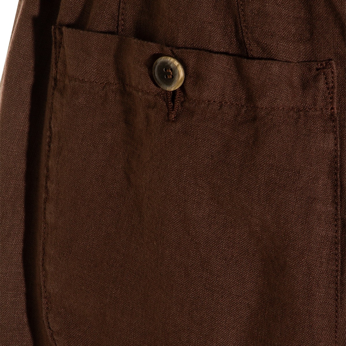 BROWN LINEN PANTS