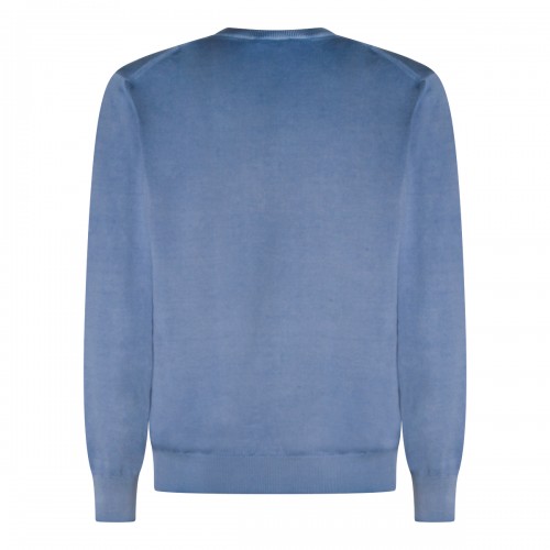 LIGHT BLUE COTTON KNITWEAR