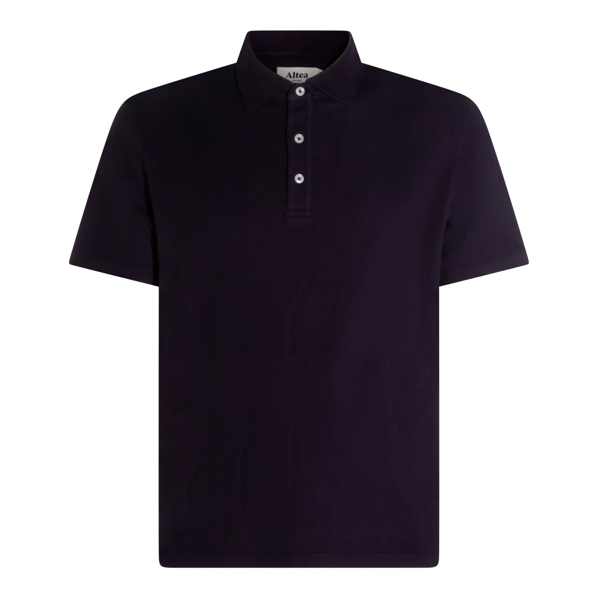 DARK BLUE COTTON POLO SHIRT