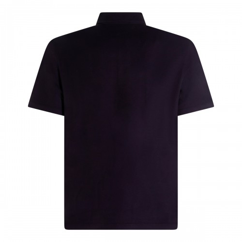 DARK BLUE COTTON POLO SHIRT