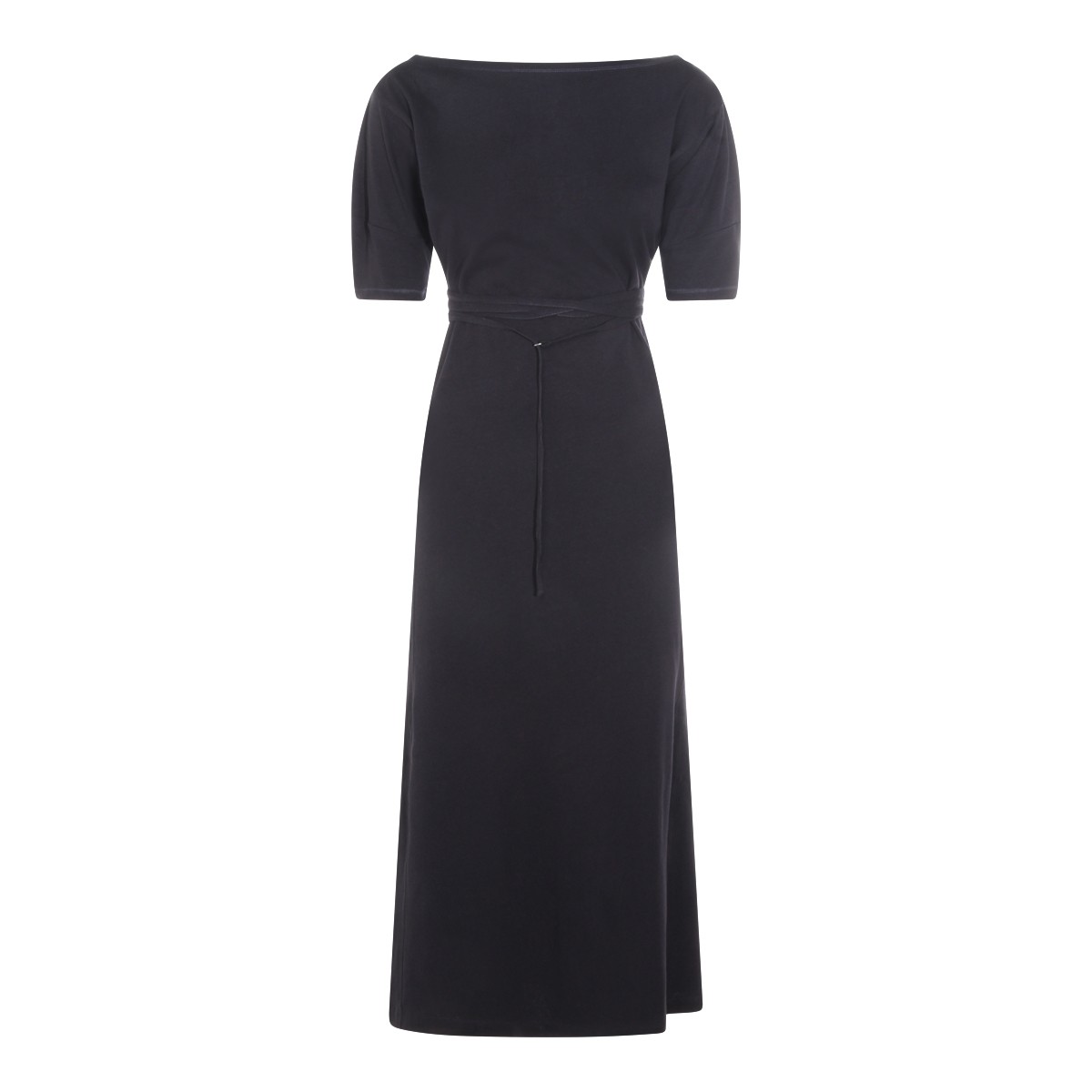 BLACK COTTON MAXI DRESS