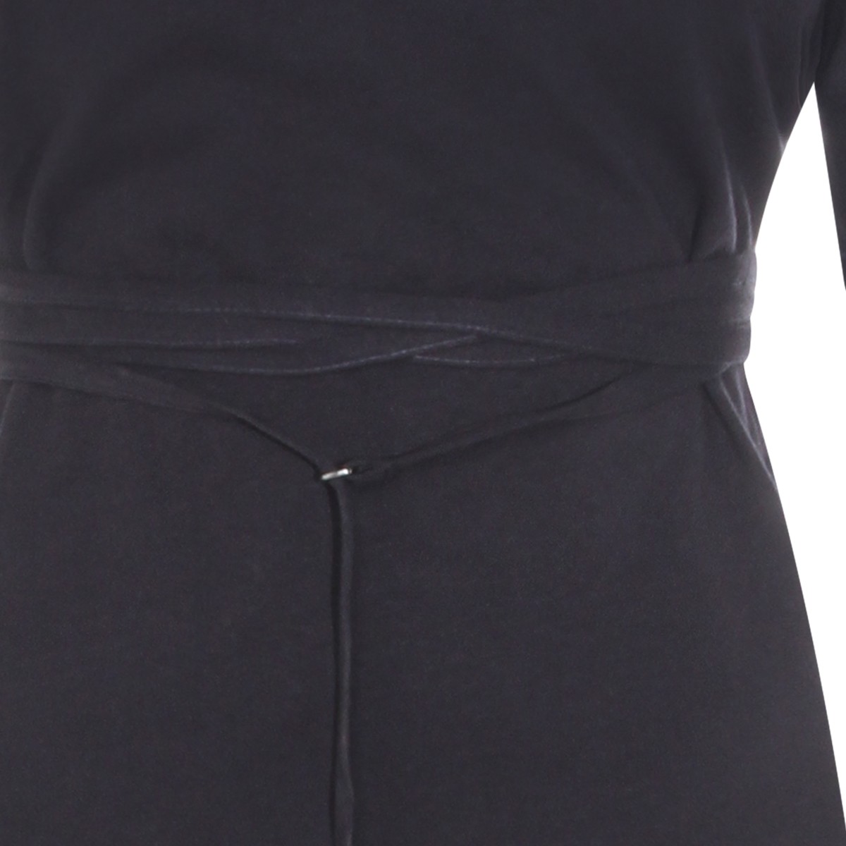 BLACK COTTON MAXI DRESS