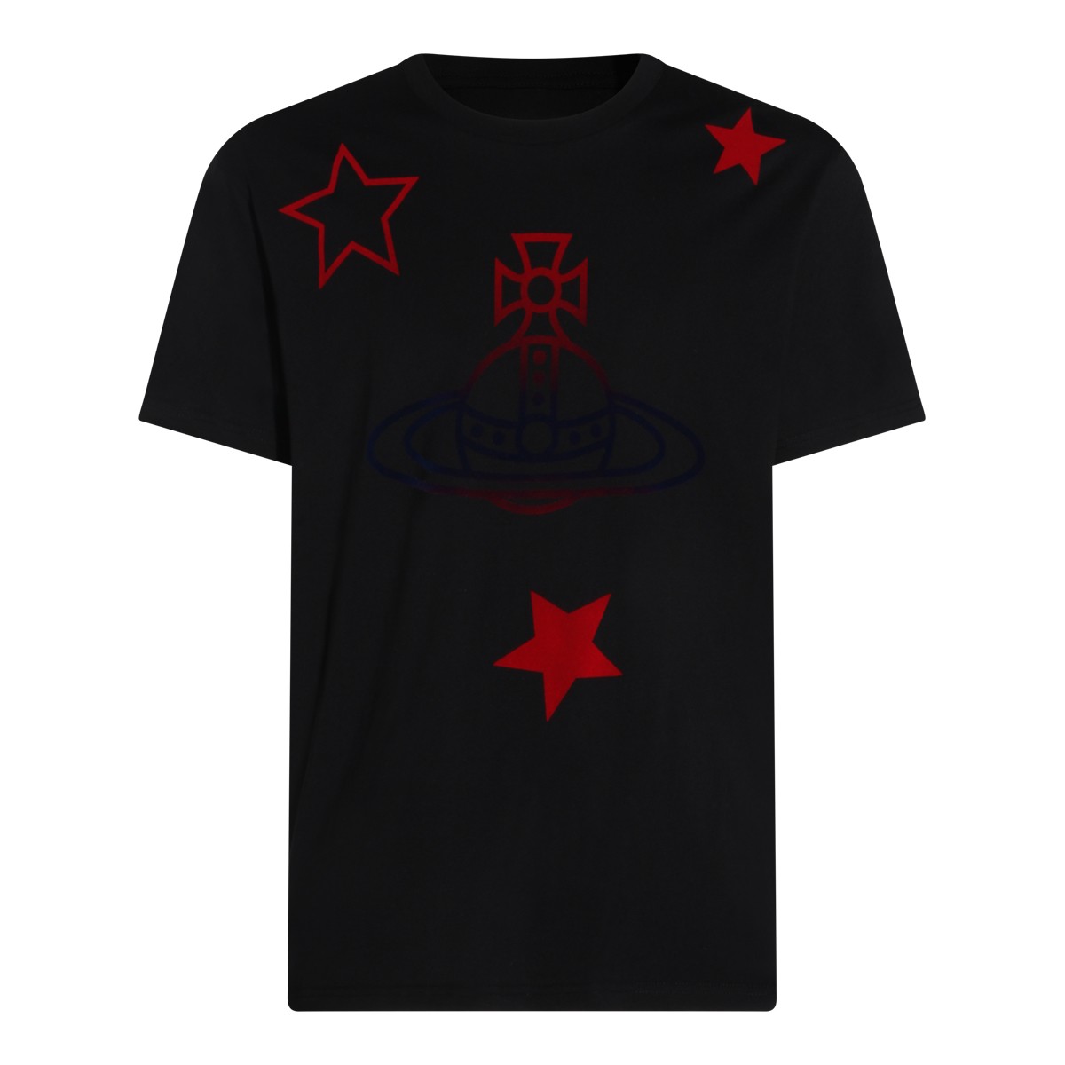 BLACK COTTON T-SHIRT