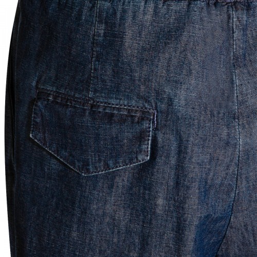 BLUE COTTON PANTS
