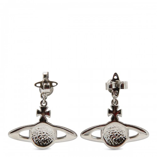 SILVER METAL EARRINGS 2