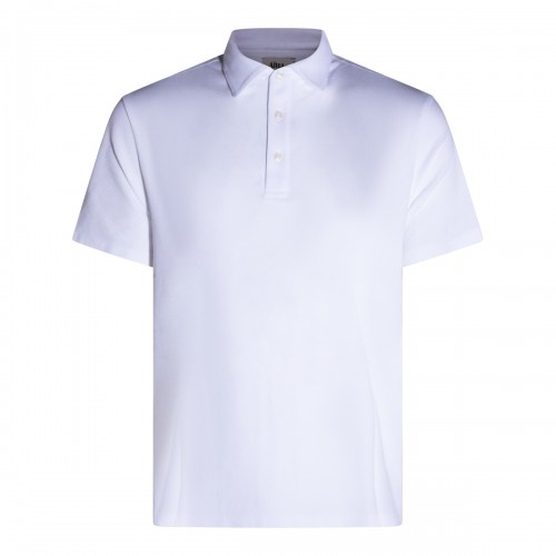 WHITE COTTON POLO SHIRT