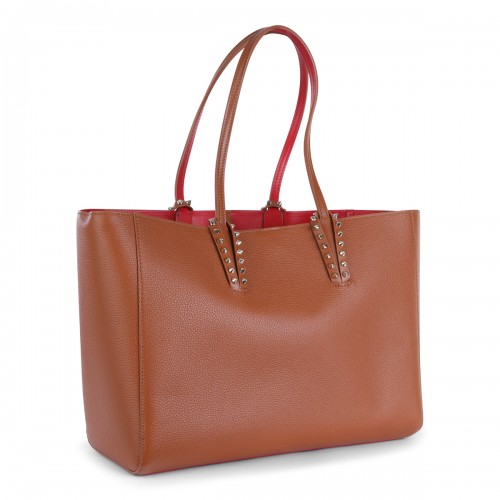 BROWN LEATHER CABATA SOFT SMALL TOTE