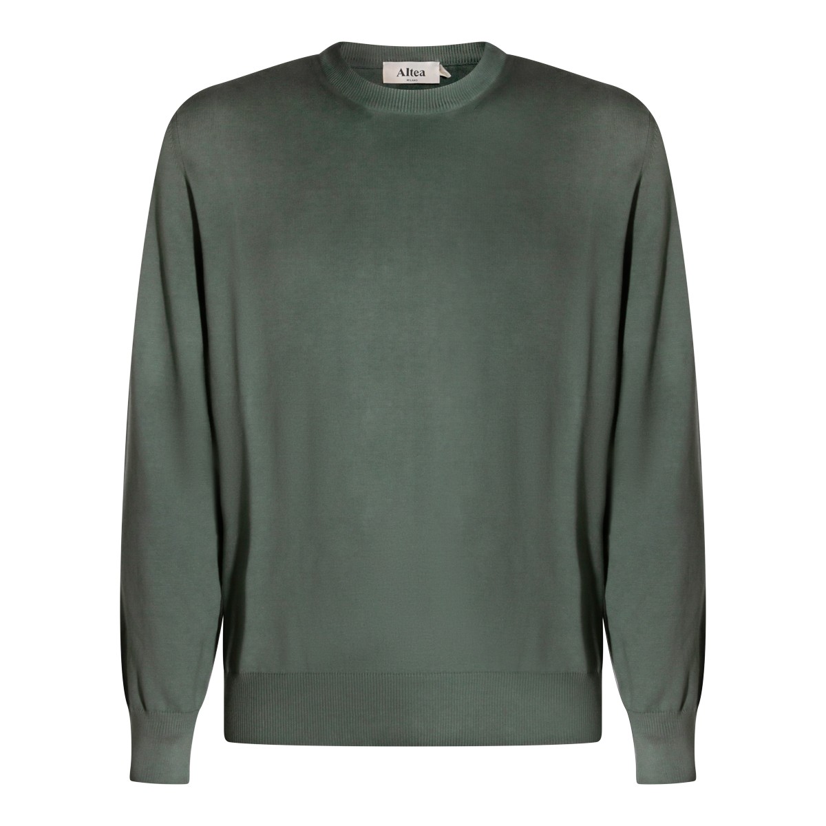 DARK GREEN COTTON KNITWEAR