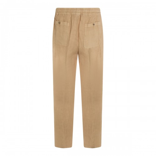 SAND LINEN PANT