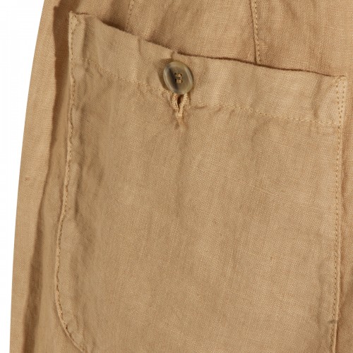 SAND LINEN PANT