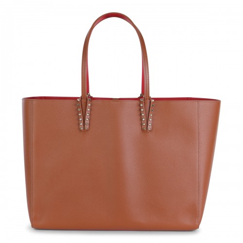 BROWN LEATHER CABATA SOFT...