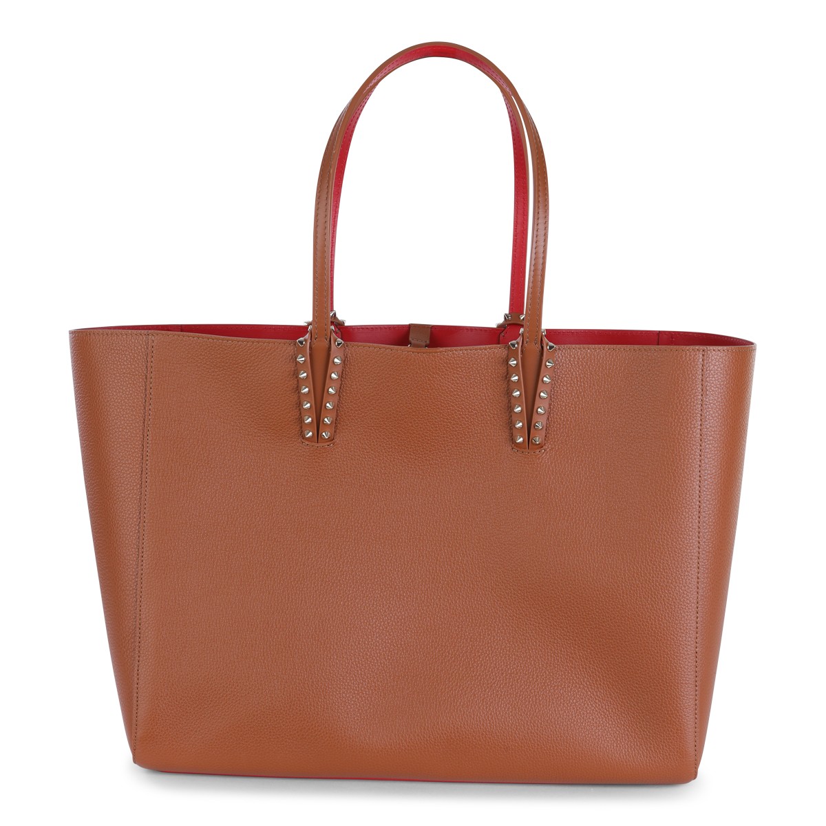 BROWN LEATHER CABATA SOFT LARGE TOTE