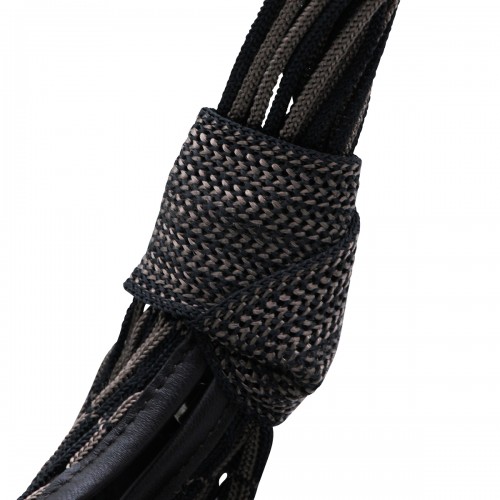 DARK BROWN CROISSANT FILT SHOULER BAG