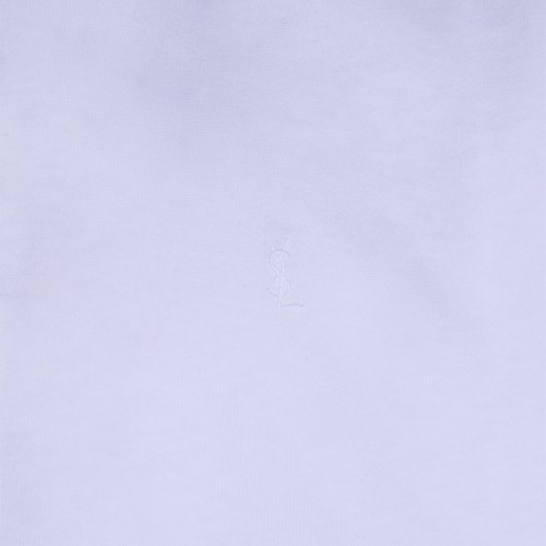 WHITE COTTON T-SHIRT