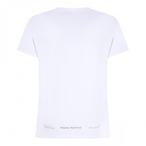 WHITE COTTON T-SHIRT