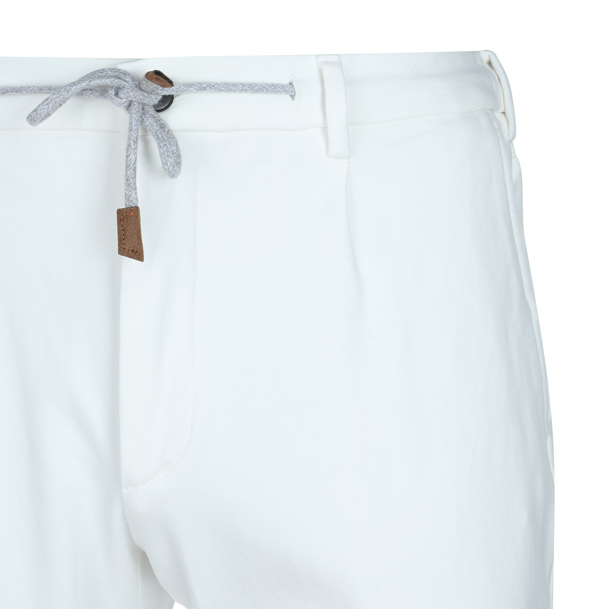 WHITE COTTON PANTS