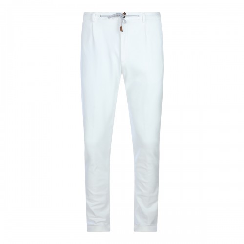 WHITE COTTON PANTS