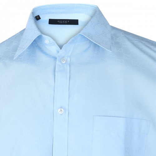 LIGHT BLUE COTTON SHIRT