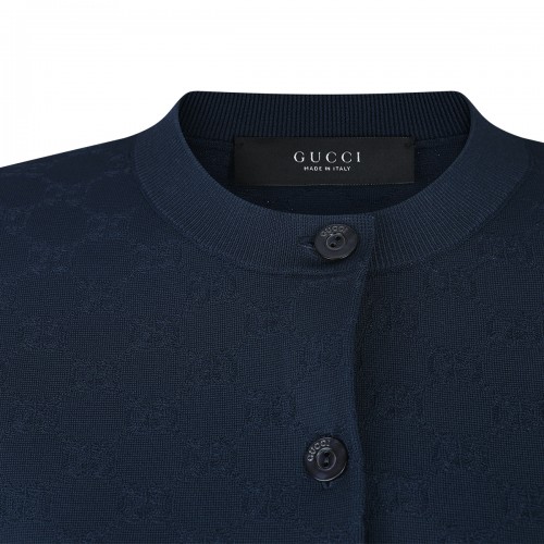 NAVY VISCOSE KNITWEAR