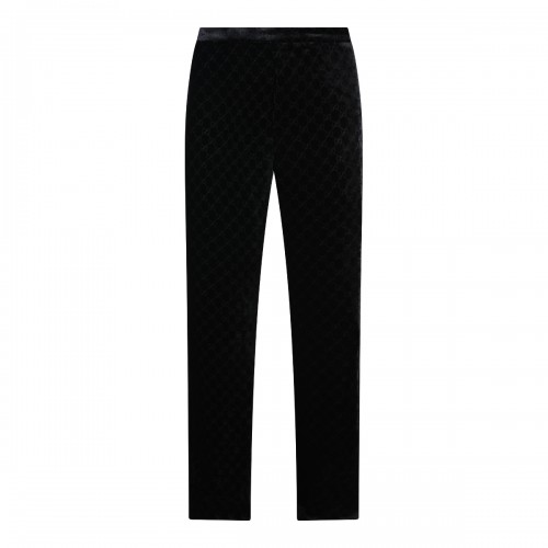 BLACK VISCOSE PANTS