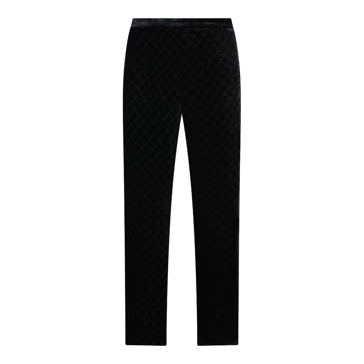 BLACK VISCOSE PANTS