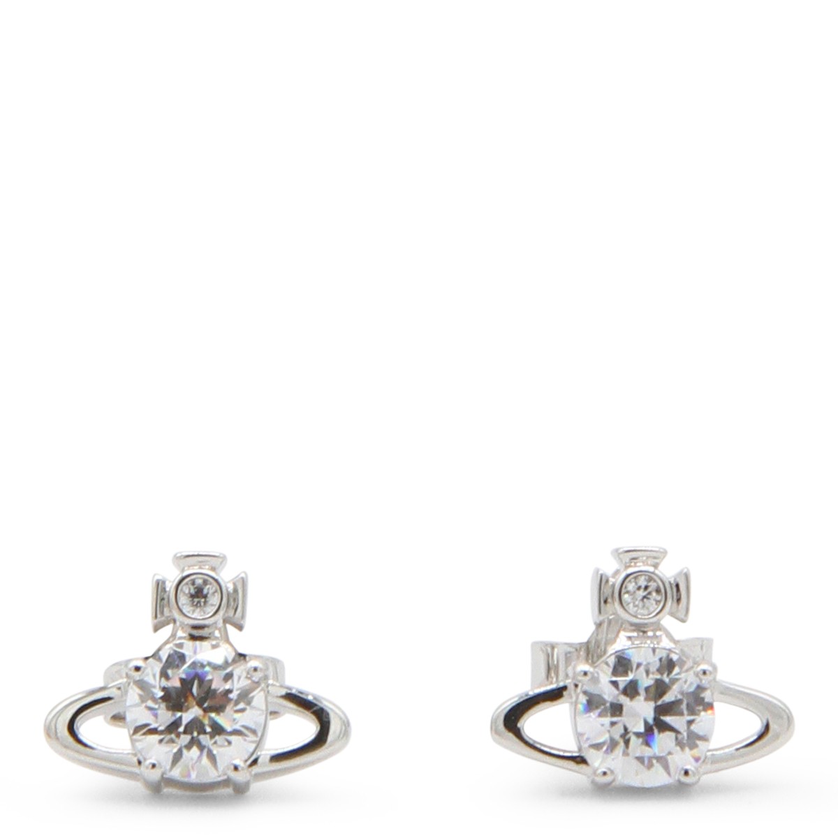 SILVER METAL EARRINGS