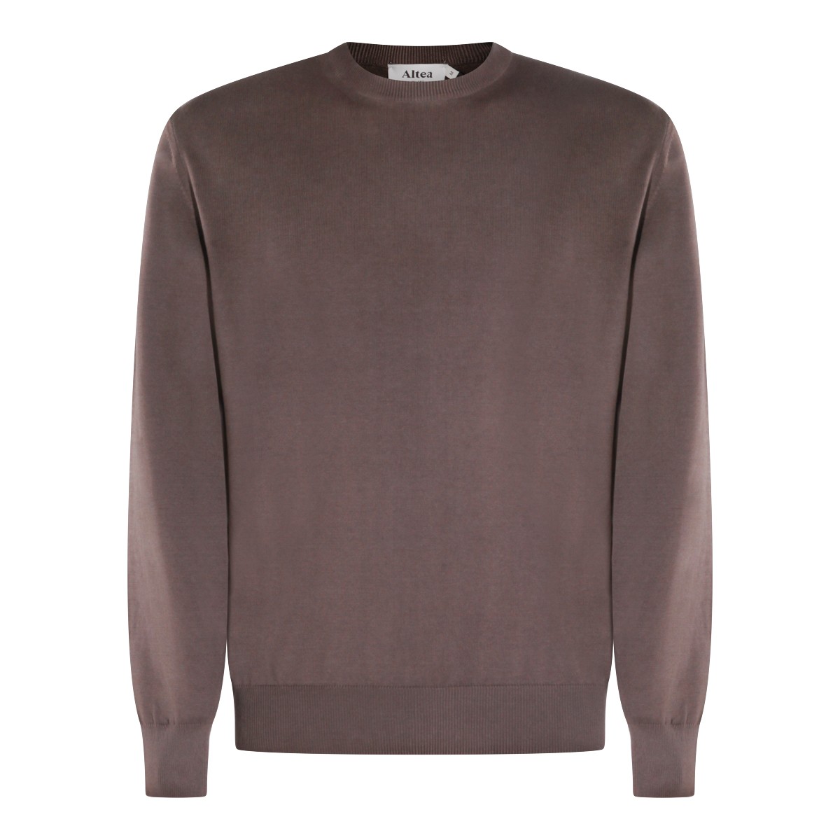 BROWN COTTON KNITWEAR