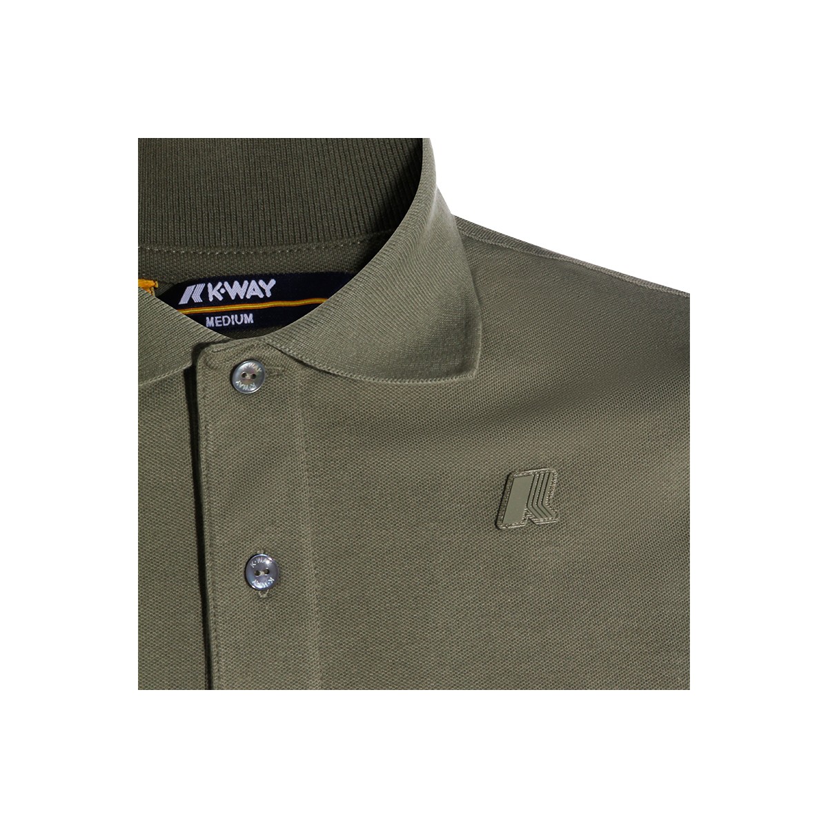 GREEN LICHEN COTTON POLO SHIRT
