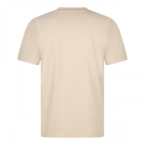 CREAM COTTON T-SHIRT  2