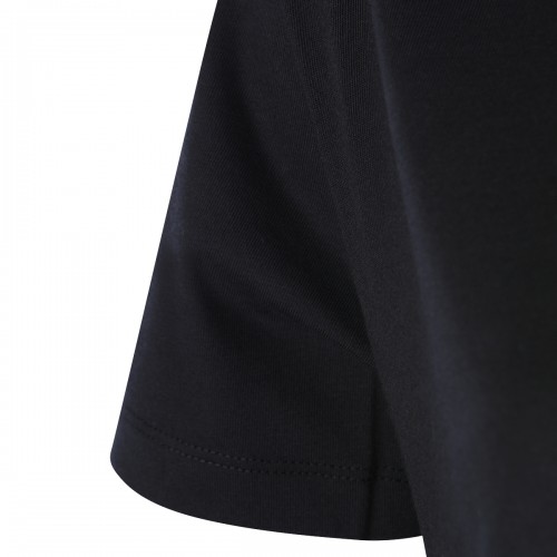 BLACK COTTON T-SHIRT