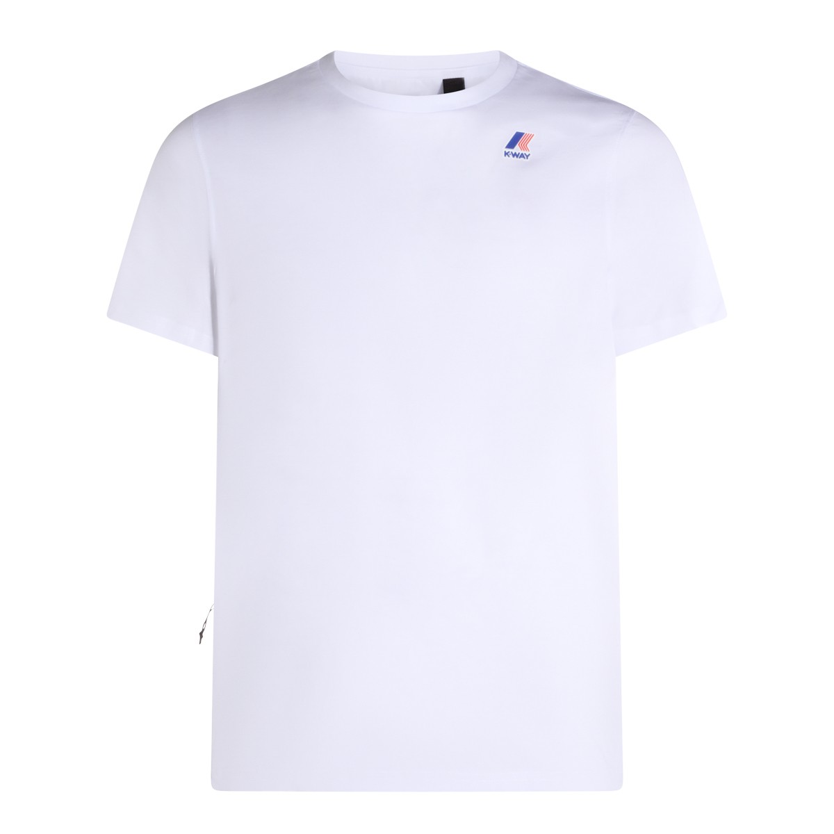 WHITE COTTON LOGO T-SHIRT 