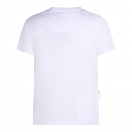WHITE COTTON LOGO T-SHIRT 