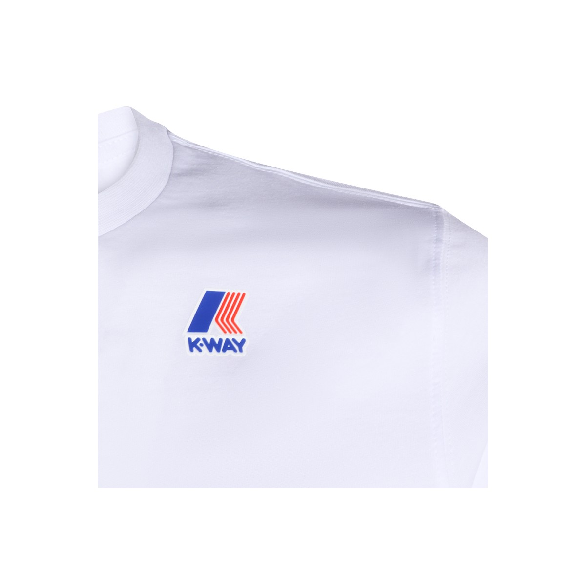 WHITE COTTON LOGO T-SHIRT 