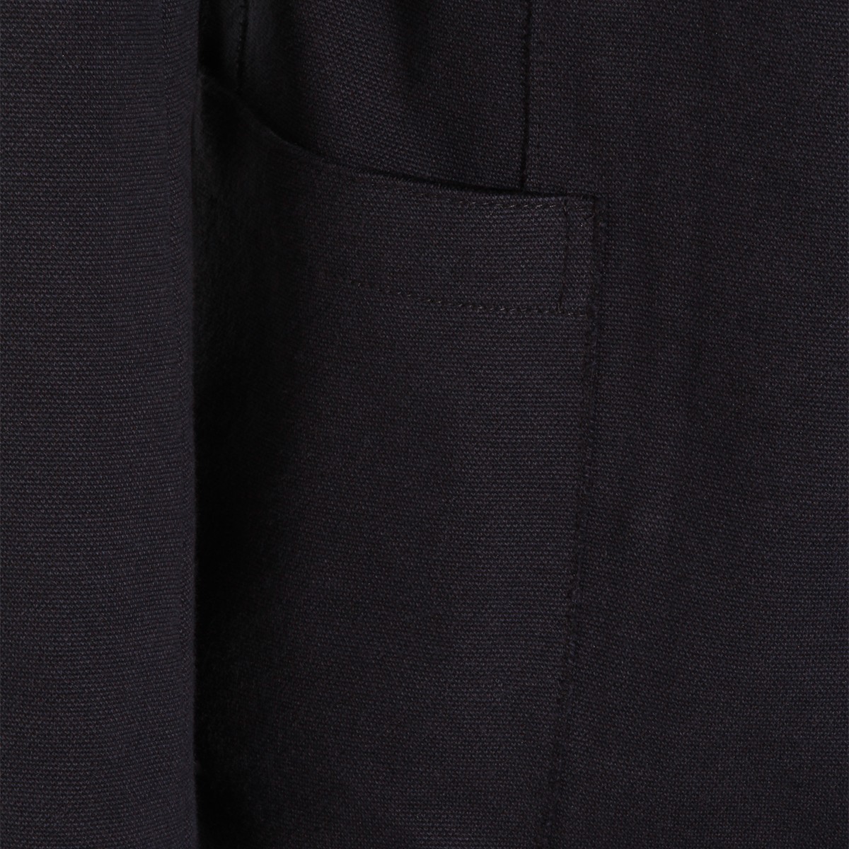 BLUE COTTON BLEND BLAZER