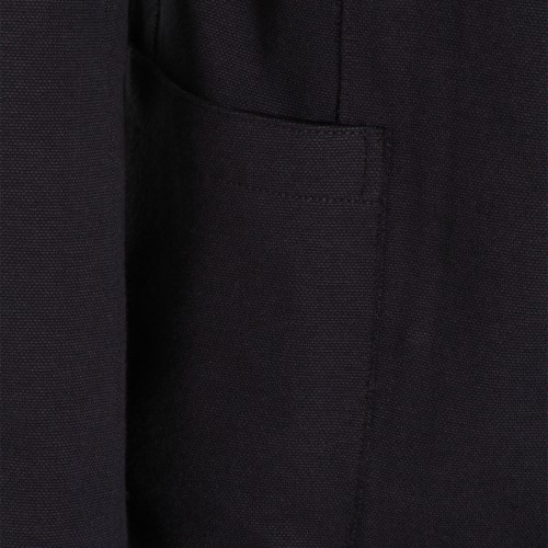 BLUE COTTON BLEND BLAZER