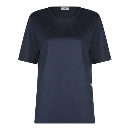 NAVY COTTON T-SHIRT