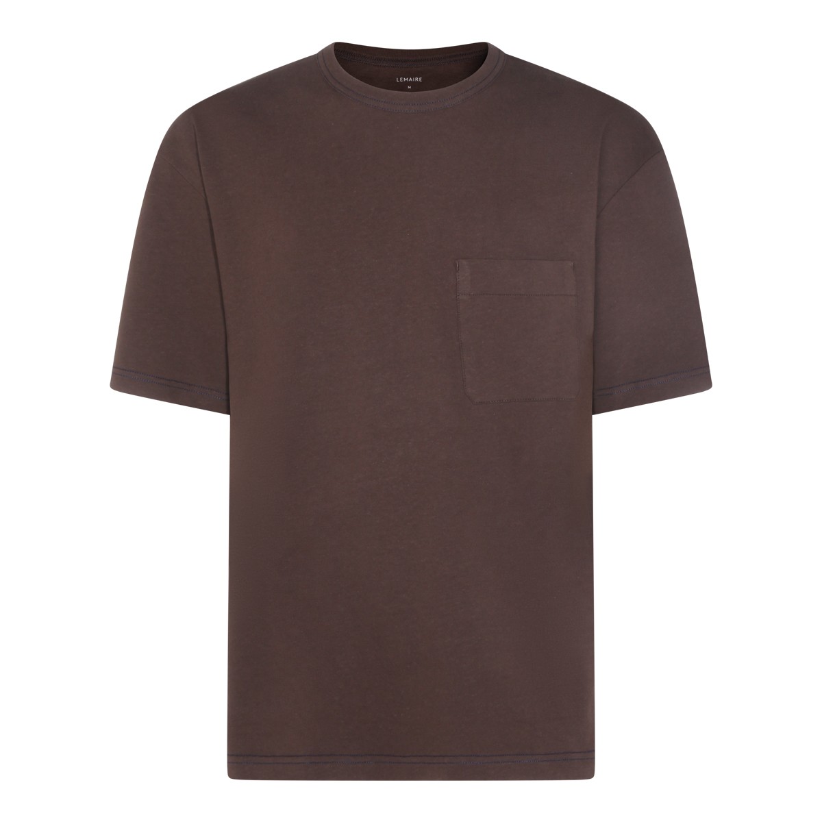 BROWN COTTON T-SHIRT